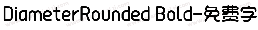 DiameterRounded Bold字体转换
